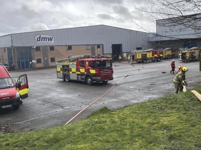 The exercise took place at DMW Logistics,
