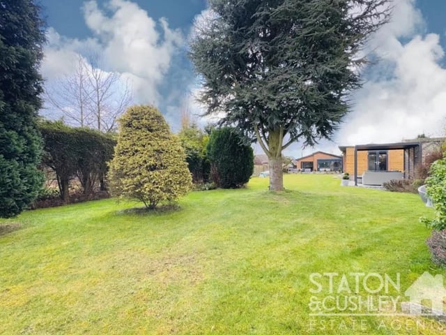 The property is set in stunning surroundings with ample space for a family.