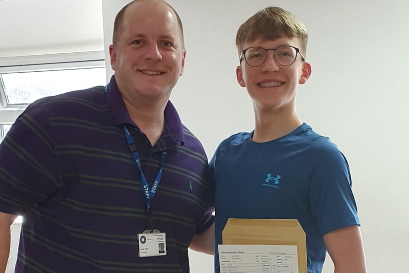 Alex Rudzki achieved 10 GCSEs at grade 9-7 at Sutton Community Academy and intends to continue his studies at the academy's Sixth Form.