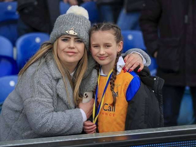 Mansfield Town fans ahead of kick-off at the weekend.