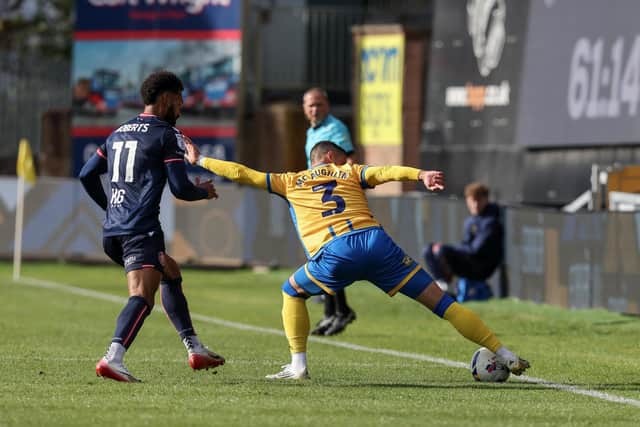 Stephen McLaughlin - loving life at Mansfield but avoiding complacency.