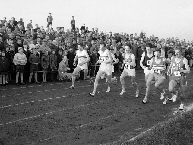 A Sutton Harriers Invitation mile in 1965.
