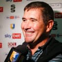 Mansfield Town manager Nigel Clough - relishing being underdogs on Saturday. Photo by Chris Holloway/The Bigger Picture.media.