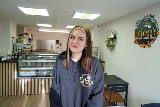 In February, Eden Mercer from Ashfield opened Eden's Bakery & Coffee Shop, which now has a five-star rating on Google thanks to 27 reviews in Eden's first month.