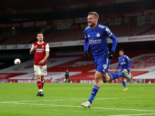Arsenal's shots: 12. Arsenal's xG: 0.96. Foxes' shots: 6. Foxes' xG: 0.86.