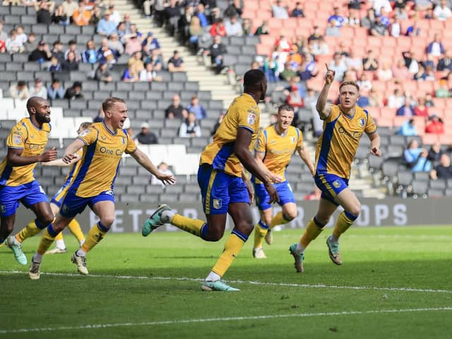 Mansfield Town now need one point to secure promotion to League One.