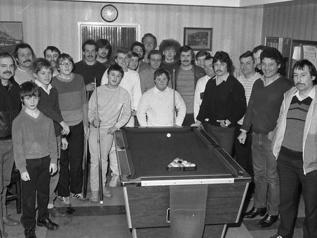 Locals in Kirkby battle it out at the pool table.
