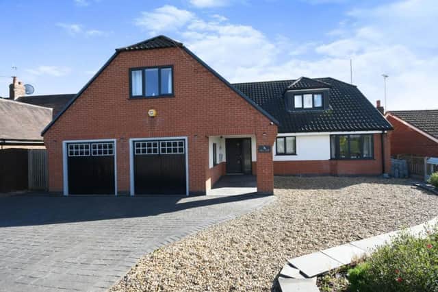 Offers in the region of £600,000 are being invited by estate agents Purplebricks for this detached, four-bedroom dormer bungalow on Northfield Avenue, Mansfield.