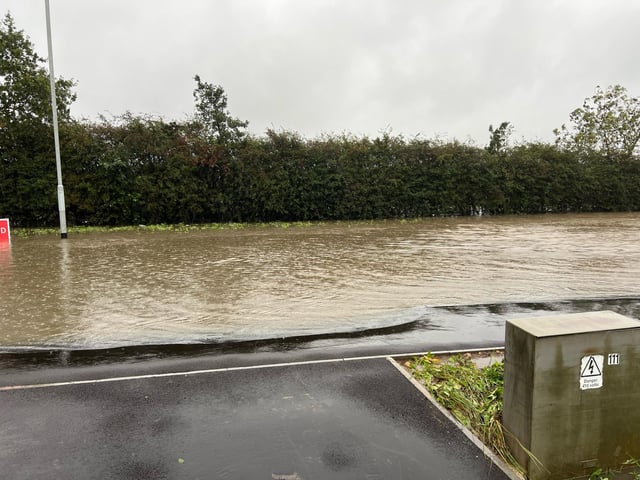 These photos of the A617 Beck Lane were sent to us by Dylan James