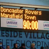 Final Score at Doncaster in the FA Cup last season. Picture by Chris Holloway / The Bigger Picture.media