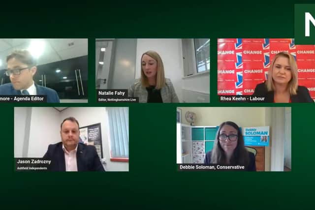 Nottinghamshire Live hustings, hosted Ashfield parliamentary candidates on Tuesday, June 18.
