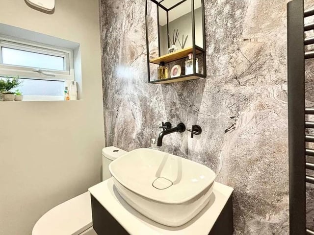 The WC is located just off the study, ideal when working from home.