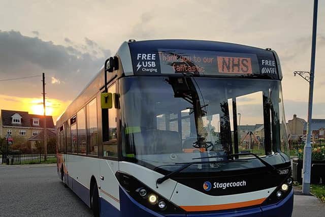 Stagecoach bus.