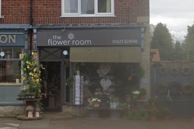 The Flower Room on Mansfield Road, Edwinstowe, has a 4.9/5 rating based on 59 reviews.