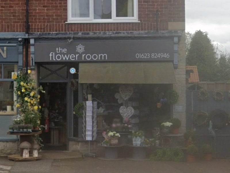 The Flower Room on Mansfield Road, Edwinstowe, has a 4.9/5 rating based on 59 reviews.