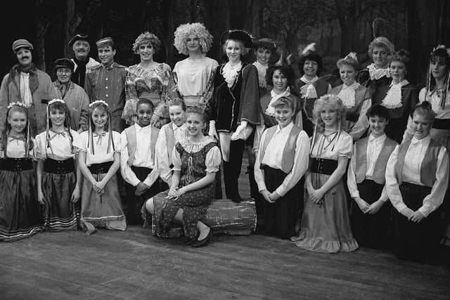A theatre production in Mansfield in 1989.