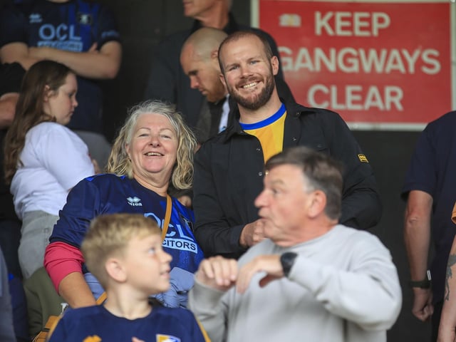 Nathan Moriah-Welsh scored eight minutes from time to rescue a point for Mansfield Town.
