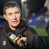 Mansfield Town manager Nigel Clough - not giving up on top three yet.