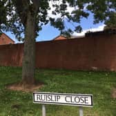 The wall on Ruislip Close has been a nuisance to residents for many years.