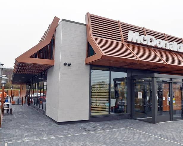 McDonald's Restaurant on Oakleaf Close, Sherwood Oaks Business Park, Mansfield.