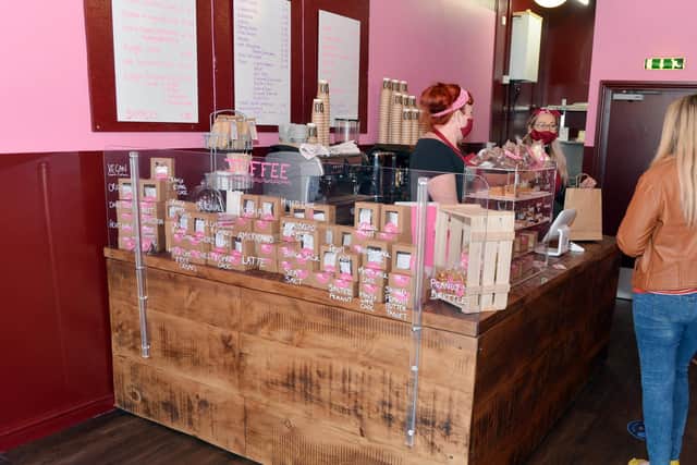 Toffee Hut sells artisan toffees, fudge and speciality coffees.