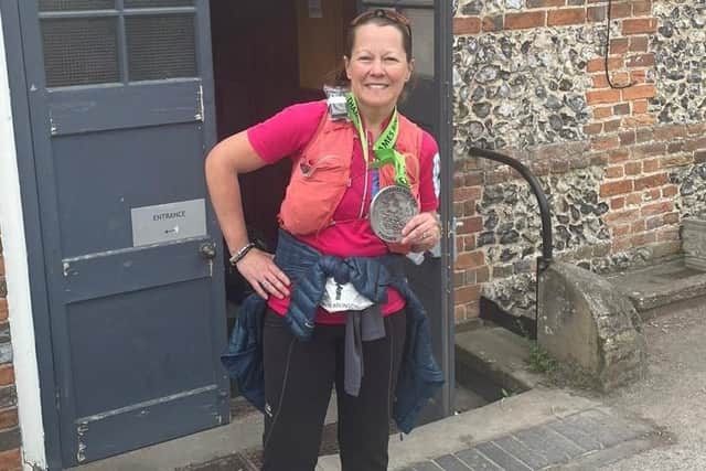 Dr Nicole Atkinson completed the epic challenge to raise funds for the Durban House Community Hub project.