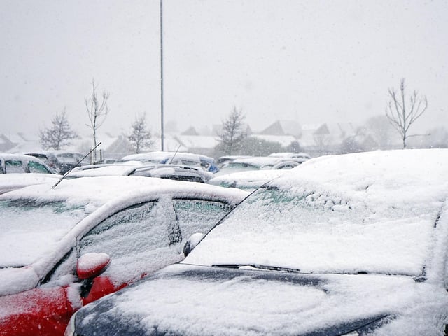 Mansfield in the snow