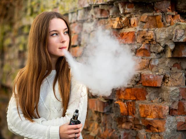 Research shows about one in five 15-year-old girls currently say they are using e-cigarettes.