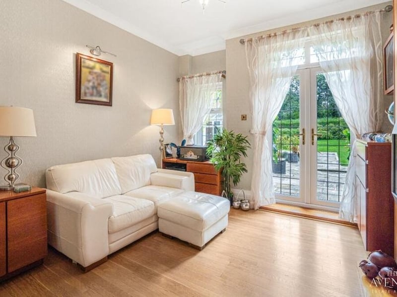 From the entrance hall, one if the first rooms you come to in the £1 million-plus house is this relaxing morning room. You cannot help but admire the natural light that floods into the space, thanks to double French doors that lead out to the garden. It is a peaceful room in which to enjoy a cup of coffee or to read a book.
