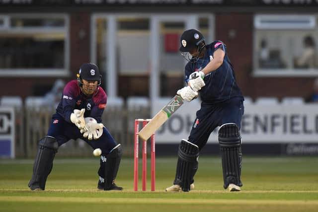 Matt Critchley helped guide Derbyshire Falcons to victory. (Photo by Tony Marshall/Getty Images)