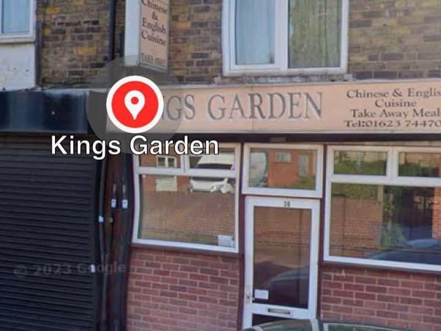 Kings Garden, located at 36 Patchwork Row in Shirebrook, has a 4.5-star rating on Google reviews.