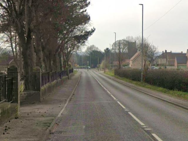 Cuckney Hill in Church Warsop opposite the cemetery.