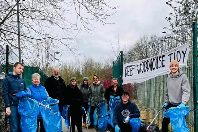 Andis Jonathan Senkans set up the litter-picking group for residents in Mansfield Woodhouse.