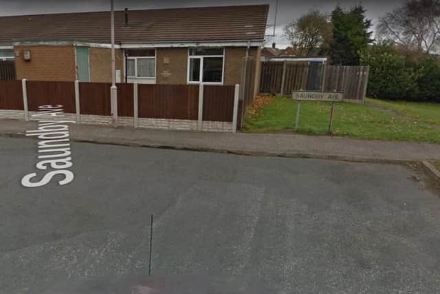 Executive Mayor Andy Abrahams visited the site on Saundby Avenue