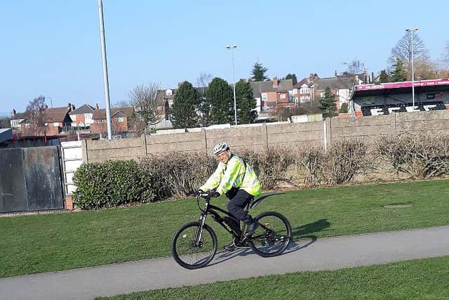 The bikes help police reach certain areas more quickly and efficiently.