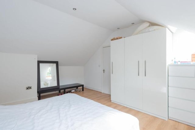 The apartment also boasts the ninth and final double bedroom at the Worksop property, with plenty of storage space.