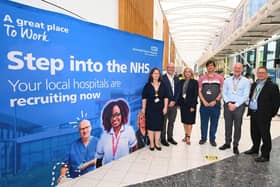 Representatives from Sherwood Forest Hospitals, West Nottinghamshire College and Nottingham Trent University. Picture: Sherwood Forest Hospitals NHS Trust
