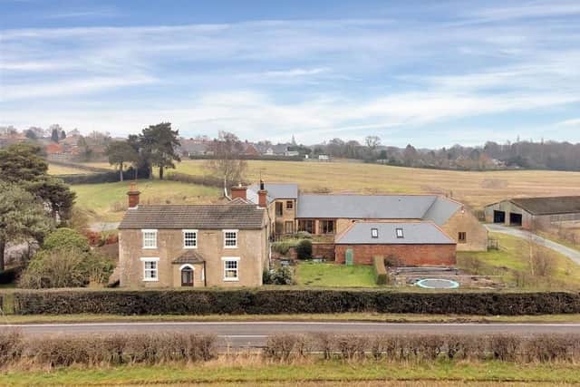 Three Thorn Hollow Farm, on Blidworth Lane, Rainworth. The 200 new homes are being built on agricultural land to the north, south and east of The Old Farmhouse property.