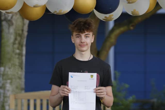 Oliver Hall achieved the best GCSE results in Year 11