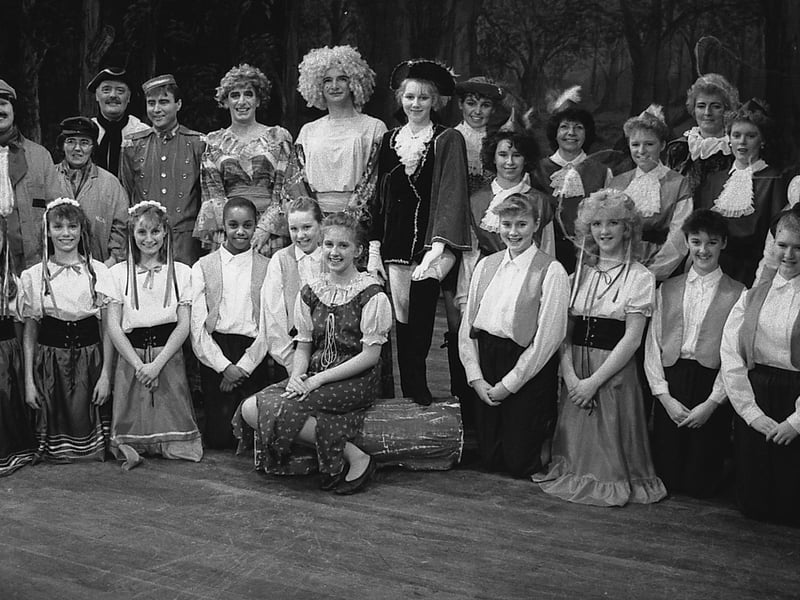 A theatre production in Mansfield in 1989.