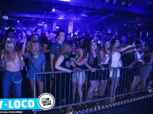 The crowd are ready for the show
