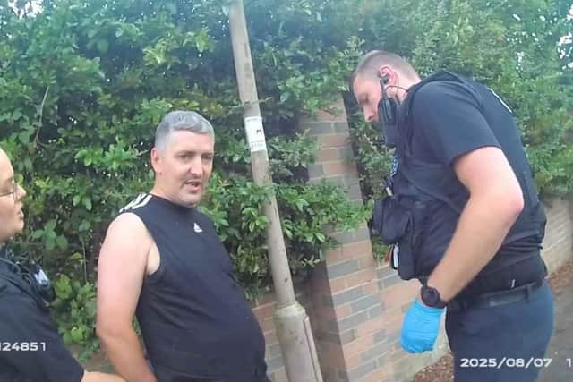 Meek was arrested within minutes of the offence