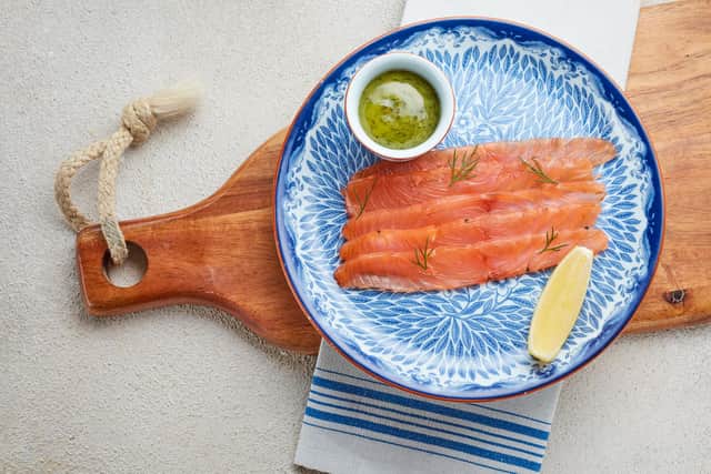 Gravlax, mustard and dill sauce. Image: Jodi Hinds