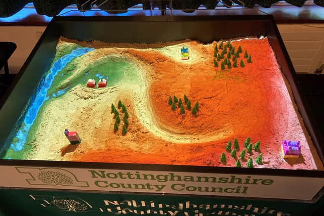 An Augmented Reality Sandbox is now being used in schools to educate young people about the impacts of flooding.