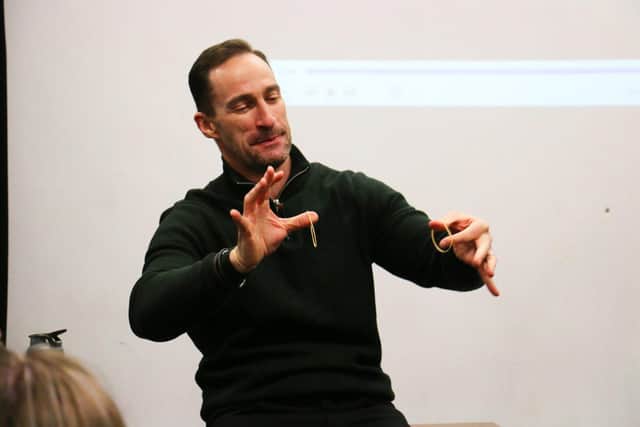 Matthew also spoke of his varied career