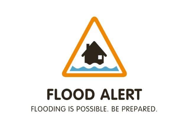 Flood alerts are in place across Derbyshire this morning