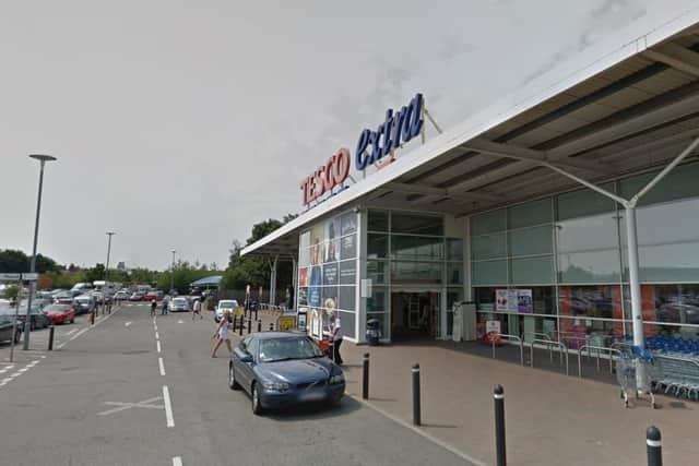 Tesco Extra, on Chesterfield Road South, Mansfield.