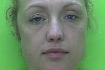 Natasha Clark has been jailed for 15 months after admitting burglary.