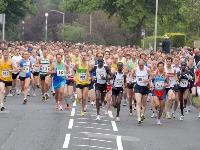 The Mansfield Half Marathon in 2009