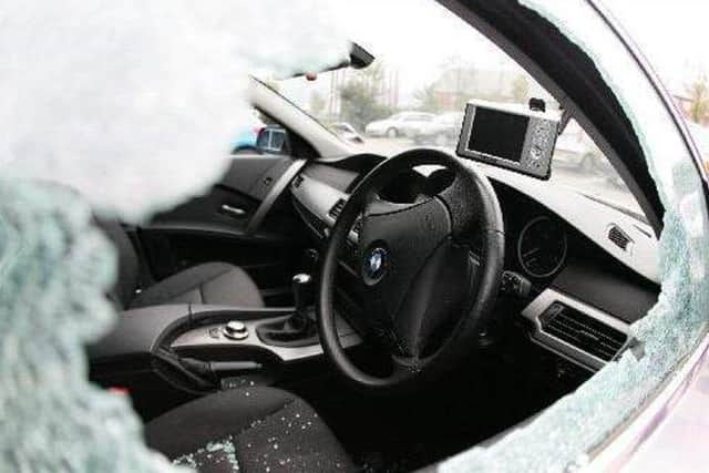 Police are appealing for information after a car was vandalised in Underwood